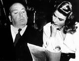 Alfred Hitchcock and Ingrid Bergman