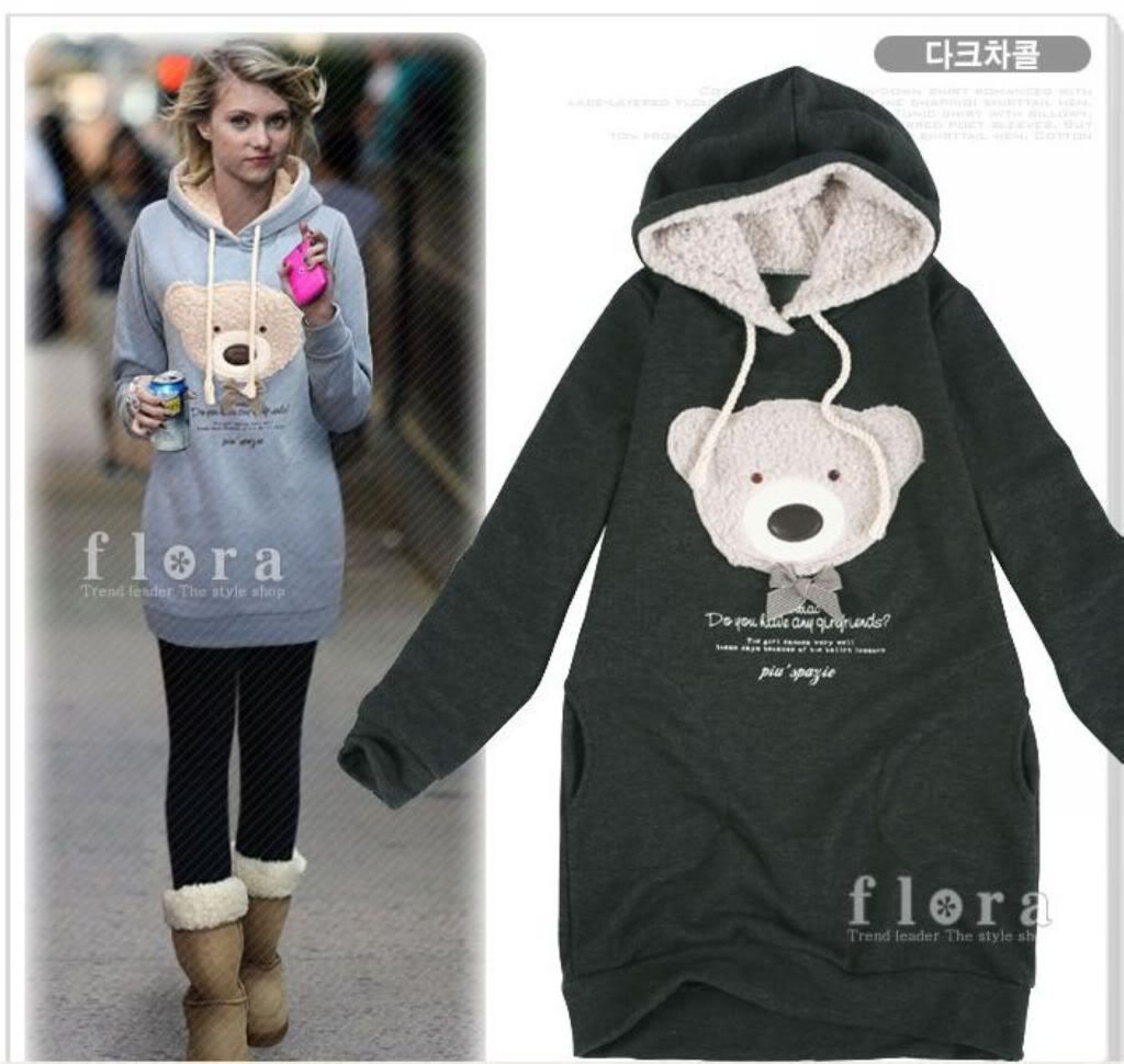 Korean Bear Hoodie