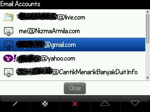 Email Accounts List