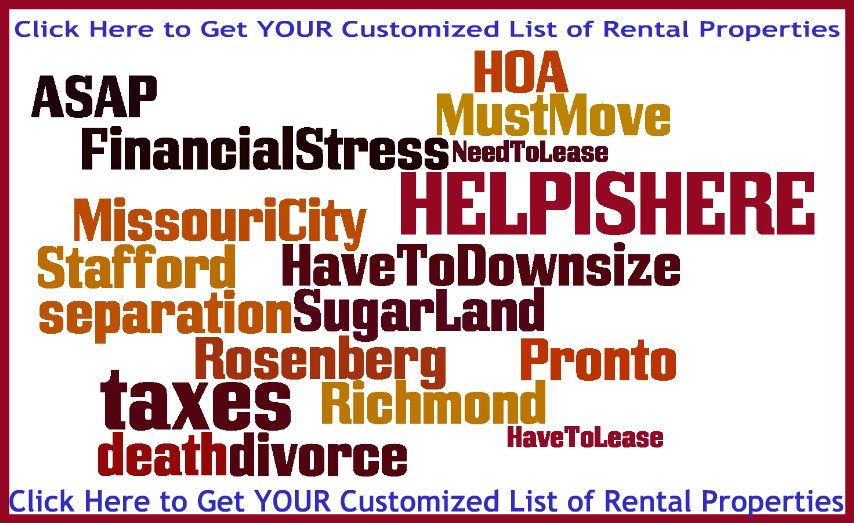Rental Homes in 77478,77479,77459,77489