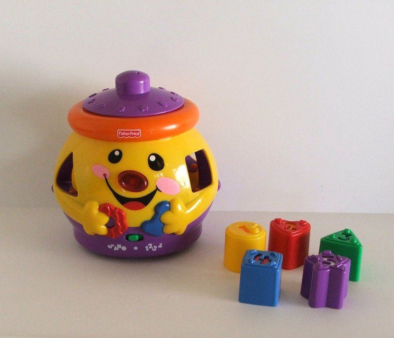 Fisher Price Laugh & Learn Cookie Jar Shape Surprise Sorting Sorter eBay