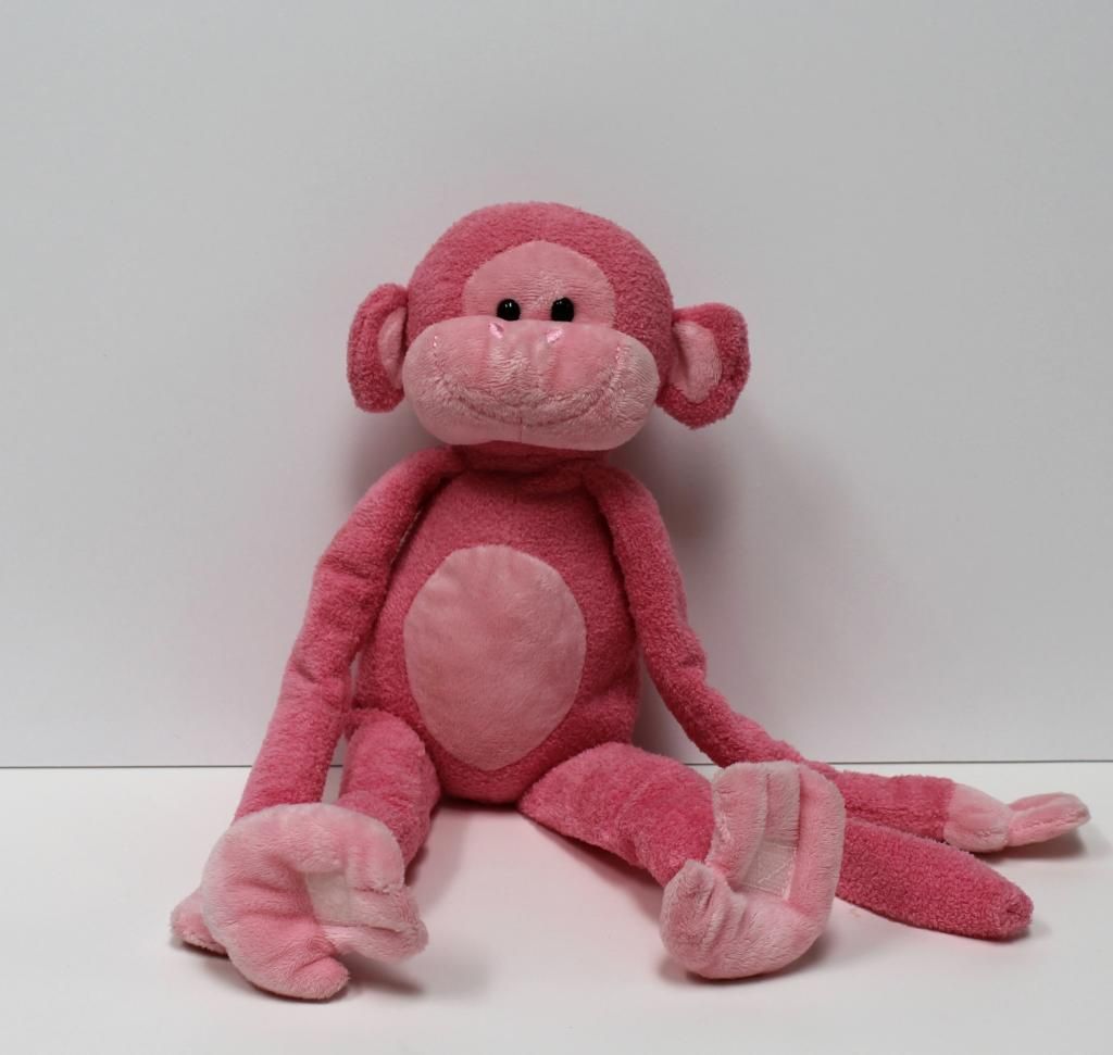 velcro monkey plush