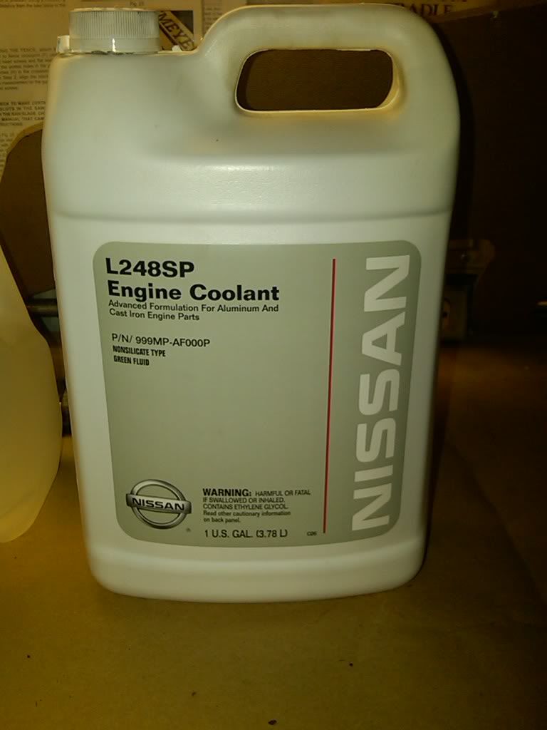 Nissan coolant color #7