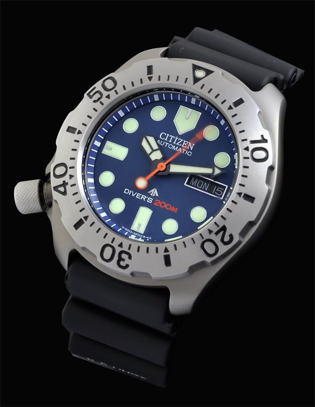 NEW MENS TITANIUM CITIZEN PROMASTER AUTOMATIC 200M PRO-DIVERS NY0054-04L | eBay
