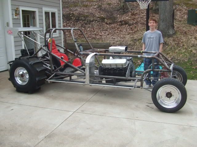 Sand drag jeep chassis #2