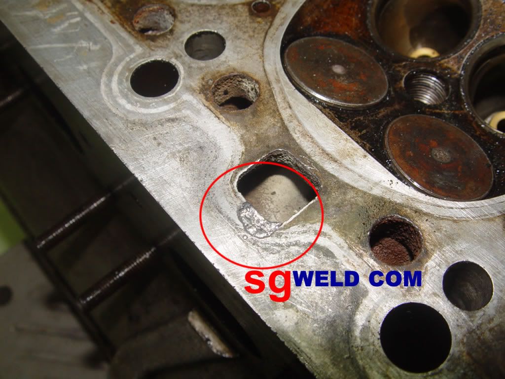 Bmw cylinder head welding #3
