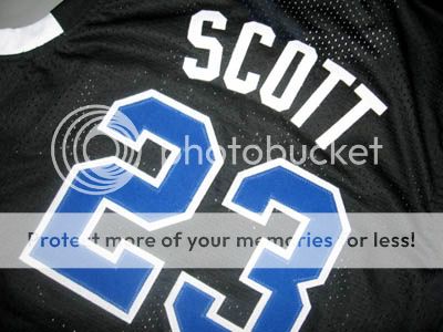 NATHAN SCOTT #23 ONE TREE HILL JERSEY BLACK  ALL SIZES  